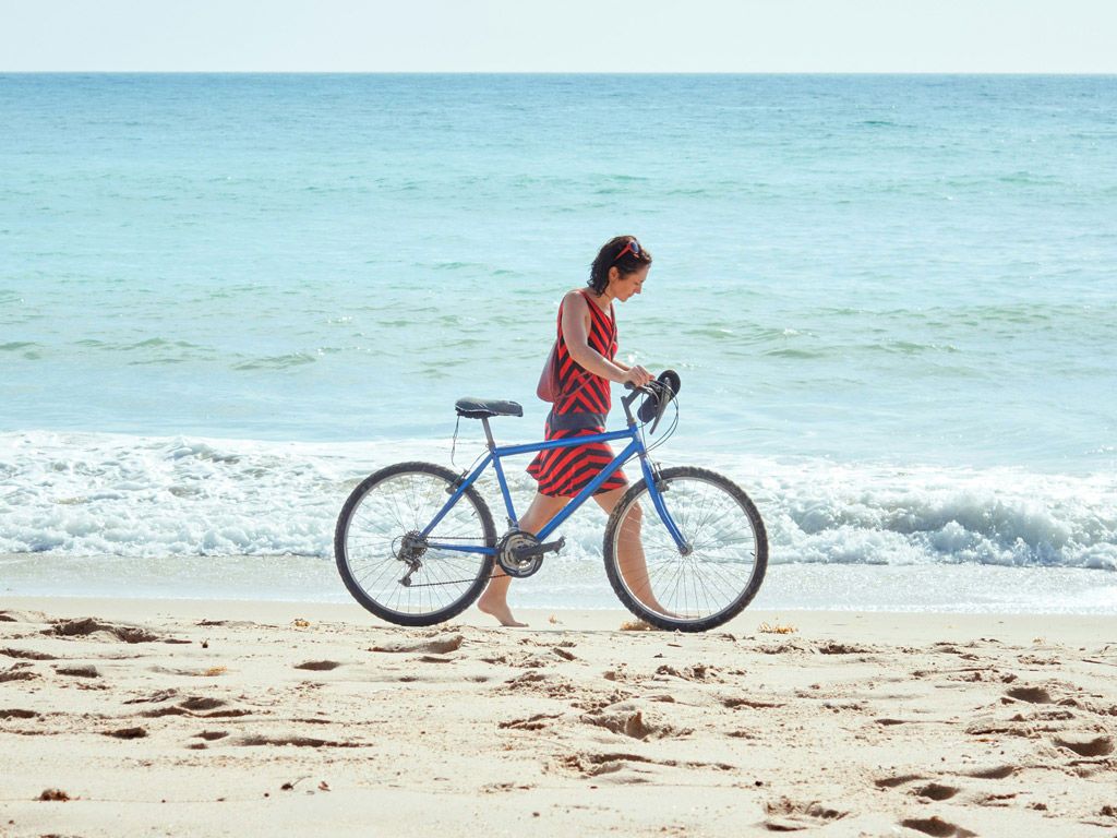 In bicicletta