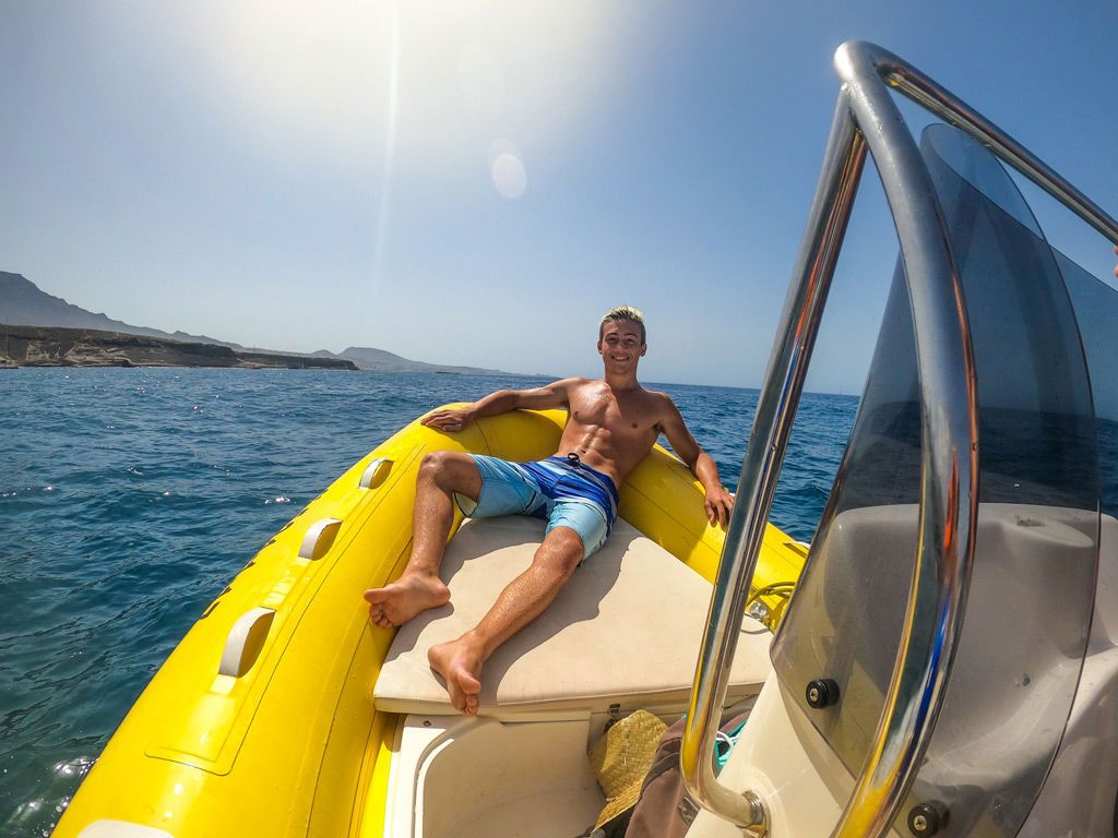 Giro in gommone